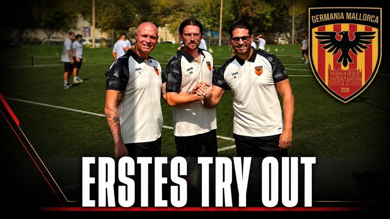 Das erste offizielle Try-Out von FC Germania Mallorca