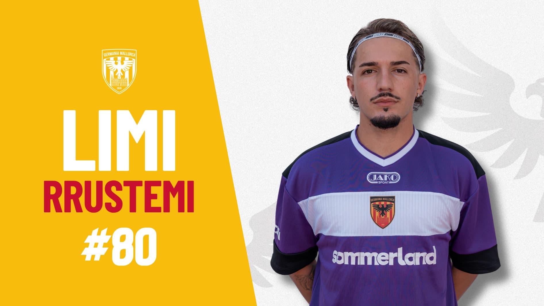Limi Rrustemi verstärkt das Mittelfeld des FC Germania Mallorca